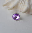Solid 925 Sterling Silver Snaptite Stud Earring Post 4 Prongs Snap in Setting for Round Stones and Crystals ,1pair