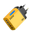 5 Ports USB C PD Charger Quick Charge 3.0 Type C USB Phone Chargers Fast Charging Adapter For iPhone 16 15 Samsung Xiaomi Huawei