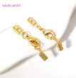 18K Gold Plated Brass Lobster Clasps Connector,Jewellery End Caps Fastener Clasp For DIY Bracelet Jewelry Making Accessories