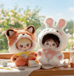 Cute Outfit 20cm Baby Clothes Fox Bunny Animal Onesie Dolls Accessories Doll Costume