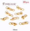18K Gold Plated Lobster Clasps For Bracelets,Spring Clasps For Jewelry,DIY Jewelry Making Supplies,Connectors Clasp Accessories