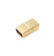 10Pcs 316L Stainless Steel Clasps Hole 12x6mm 12x4mm for Leather Bracelets Clasp Magnet DIY Bracelet Jewelry Making Accessories