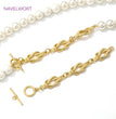 18K Gold Plated OT Clasps Toggle Clasp For Jewelry Making,Brass Bracelet Connector Clasps,For DIY Necklace Making Accessories