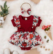 Kids Dress For 0-18 Months Cotton Ruffle Sleeve Cute Butterfly Floral Summer Princess Formal Dresses Newborn Baby Girl Clothes