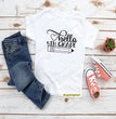 Hello 1-5th Grade School Uniform T Shirt Kindergarten Primary School T-Shirt Boys Girls T Shirt Kids Clothes Short Sleeve Tops