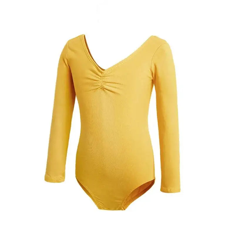 costumes for children and Dance autumn girls, long sleeved ballet costumes, grading Chinese dance jumpsuit