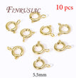 18K Gold Plated Lobster Clasps For Bracelets,Spring Clasps For Jewelry,DIY Jewelry Making Supplies,Connectors Clasp Accessories