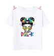 Hello 2nd Grade Printed Girls T-shirt Tops 1-5 Grade Kindergarten Child Back To School Outfit  T Shirt Girl Summer Tees Clothes