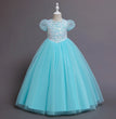 New High-grade Girls Dresses For Christmas Party Princess Casual Dresses Wedding Dress For Girl Birthday Gift Long Skirt Clothes