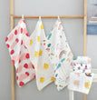 Grade A 100% Cotton 6-Layers Gauze Children Towel Wrinkled Yarn Baby Bib Burp Clothes 25*50cm*1pc Absorbent Kid Adult Hand Towel