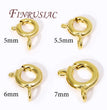 18K Gold Plated Lobster Clasps For Bracelets,Spring Clasps For Jewelry,DIY Jewelry Making Supplies,Connectors Clasp Accessories