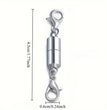 10pcs Spiral Bracelet Necklace Clasp Striped Vertical Connection Screw Buckle Twist Buckle DIY Jewelry Accessories