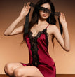 Silk-satin Hollow-out Camisole With A Luxurious Sensual Nightdress