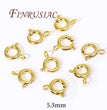 18K Gold Plated Lobster Clasps For Bracelets,Spring Clasps For Jewelry,DIY Jewelry Making Supplies,Connectors Clasp Accessories