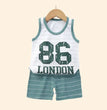 Children Sets Kids Clothes Boys Girls Vest Suit  Summer Children's Clothing baby Cotton T-Shirts Shorts Tank Top Sleeveless