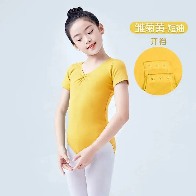 costumes for children and Dance autumn girls, long sleeved ballet costumes, grading Chinese dance jumpsuit