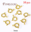 18K Gold Plated Lobster Clasps For Bracelets,Spring Clasps For Jewelry,DIY Jewelry Making Supplies,Connectors Clasp Accessories