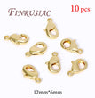 18K Gold Plated Lobster Clasps For Bracelets,Spring Clasps For Jewelry,DIY Jewelry Making Supplies,Connectors Clasp Accessories