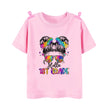 Hello 2nd Grade Printed Girls T-shirt Tops 1-5 Grade Kindergarten Child Back To School Outfit  T Shirt Girl Summer Tees Clothes