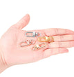 10pcs/pack Rotating Dog Buckle Snap Lobster Clasps Hooks for DIY Jewelry Making Keychain Bag Clasp Accessories Supplies