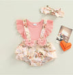 Kids Dress For 0-18 Months Cotton Ruffle Sleeve Cute Butterfly Floral Summer Princess Formal Dresses Newborn Baby Girl Clothes