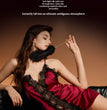 Silk-satin Hollow-out Camisole With A Luxurious Sensual Nightdress