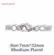 18K Gold Plated Brass Lobster Clasps Connector,Jewellery End Caps Fastener Clasp For DIY Bracelet Jewelry Making Accessories