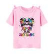 Hello 2nd Grade Printed Girls T-shirt Tops 1-5 Grade Kindergarten Child Back To School Outfit  T Shirt Girl Summer Tees Clothes