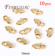 18K Gold Plated Lobster Clasps For Bracelets,Spring Clasps For Jewelry,DIY Jewelry Making Supplies,Connectors Clasp Accessories
