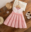 Sweet Solid Color Baby Girl Dress Summer New Children'S Sleeveless Clothes (9 Months -4 Years Old)