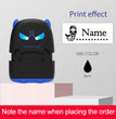 Custom Cartoon Baby Name Stamp Kit - Reusable for Cotton/Modal Clothes & School Bags, Non-Toxic Waterproof Ink Seal