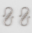 2pcs Stainless Steel Gold Plated Hand-Shape Boat Anchor S-shaped Connection Buckle for DIY Bracelet Clasps Jewelry Accessories