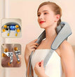 Electric Neck Massager, Portable Smart Cervical Massage-Grey
