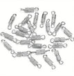 10pcs Spiral Bracelet Necklace Clasp Striped Vertical Connection Screw Buckle Twist Buckle DIY Jewelry Accessories
