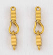 2pcs Stainless Steel Gold Plated Hand-Shape Boat Anchor S-shaped Connection Buckle for DIY Bracelet Clasps Jewelry Accessories