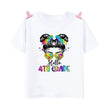 Hello 2nd Grade Printed Girls T-shirt Tops 1-5 Grade Kindergarten Child Back To School Outfit  T Shirt Girl Summer Tees Clothes