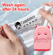 Custom Cartoon Baby Name Stamp Kit - Reusable for Cotton/Modal Clothes & School Bags, Non-Toxic Waterproof Ink Seal