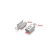50pcs Stainless Steel High Quality Crimp End Beads Caps Leather Cord Clips for DIY Jewelry Making Necklace Connectors Supplies