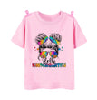 Hello 2nd Grade Printed Girls T-shirt Tops 1-5 Grade Kindergarten Child Back To School Outfit  T Shirt Girl Summer Tees Clothes