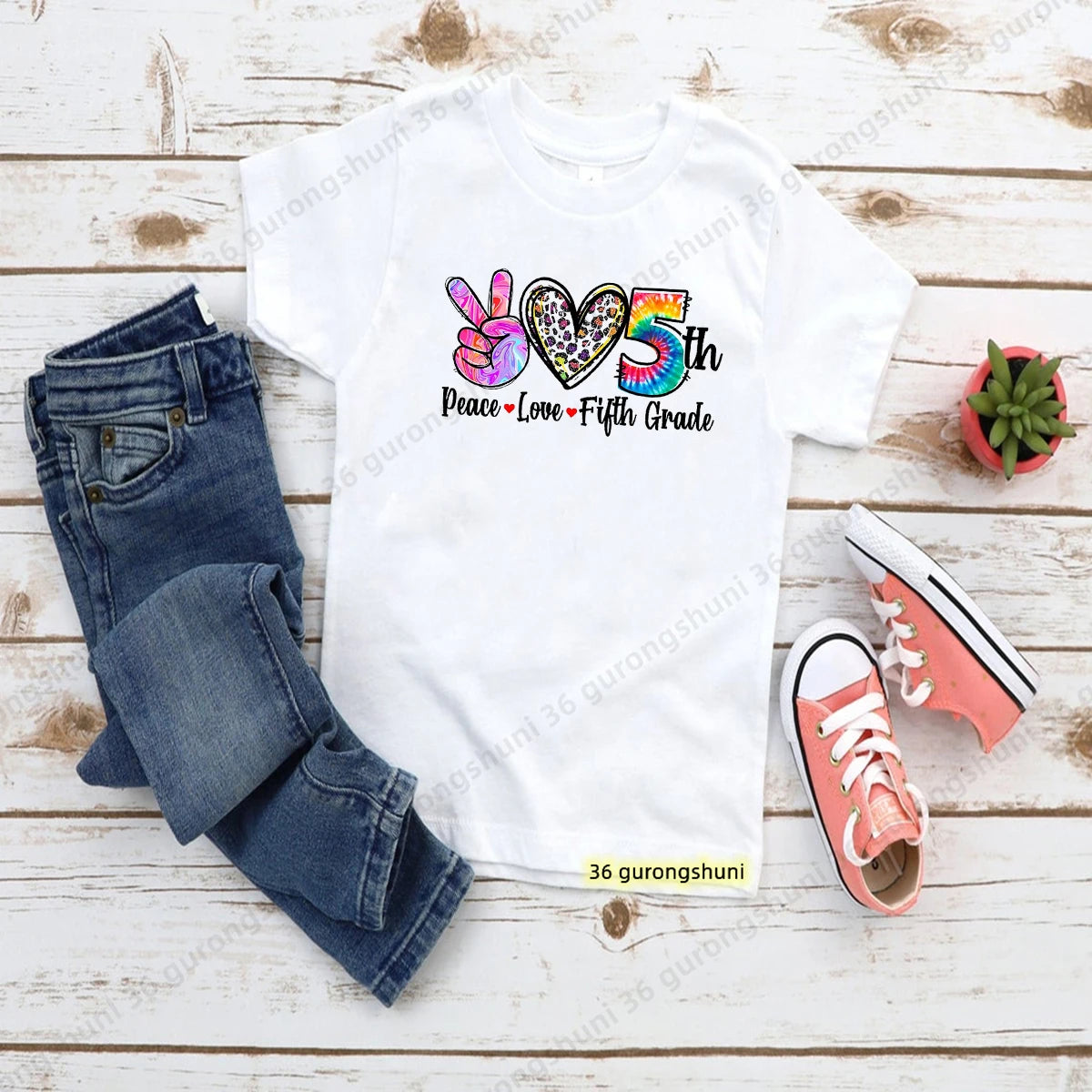 Hello 1-5th Grade School Uniform T Shirt Kindergarten Primary School T-Shirt Boys Girls T Shirt Kids Clothes Short Sleeve Tops