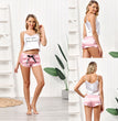 Women's striped printed alphabet underwear