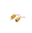 50pcs Stainless Steel High Quality Crimp End Beads Caps Leather Cord Clips for DIY Jewelry Making Necklace Connectors Supplies