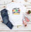 Hello 1-5th Grade School Uniform T Shirt Kindergarten Primary School T-Shirt Boys Girls T Shirt Kids Clothes Short Sleeve Tops