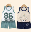 Children Sets Kids Clothes Boys Girls Vest Suit  Summer Children's Clothing baby Cotton T-Shirts Shorts Tank Top Sleeveless