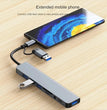 USB C Hub USB Splitter 8 in 1 USB Extender with 4 USB Port 1 USBC Port TF/SD Card Reader Audio Output Compatible for MacBook