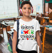 Ready To Rock 5th Grade Printed Boys Shirt 1-5 Grade Child Back To School Outfit T-shirt Fashion Kids Short Sleeve Tee Clothes