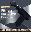 1pc Portable Mini Massage Gun - Deep Tissue Muscle Massager (Black)