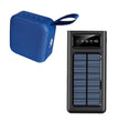Adventure Power & Sound Bundle – Portable Solar Power Bank + 360° Wireless Speaker