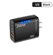 5 Ports USB C PD Charger Quick Charge 3.0 Type C USB Phone Chargers Fast Charging Adapter For iPhone 16 15 Samsung Xiaomi Huawei