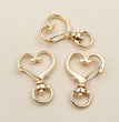 10pcs 35x24mm Heart Snap Hook Trigger Lobaster Clasp Clips Buckles For Keychain DIY Jewelry Making Accessories Findings